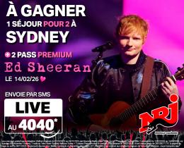 Pars à Sydney avec NRJ Nouvelle-Calédonie pour voir Ed Sheeran en concert !