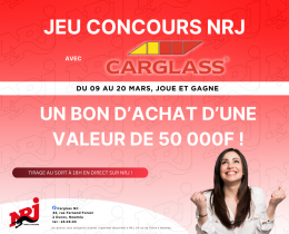 Jeu Concours avec Carglass Nouvelle-Calédonie
