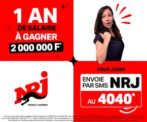 1 AN de SALAIRE À GAGNER avec NRJ Nouvelle-Calédonie!
