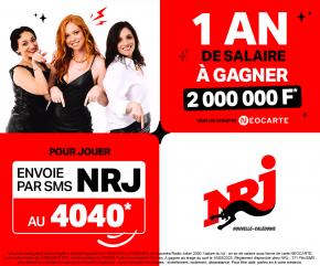 C'est reparti : 1 AN de SALAIRE À GAGNER avec NRJ Nouvelle-Calédonie !