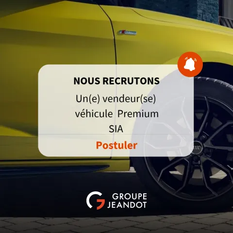 COMMERCIAL VÉHICULES NEUFS PREMIUM AUDI (H/F)